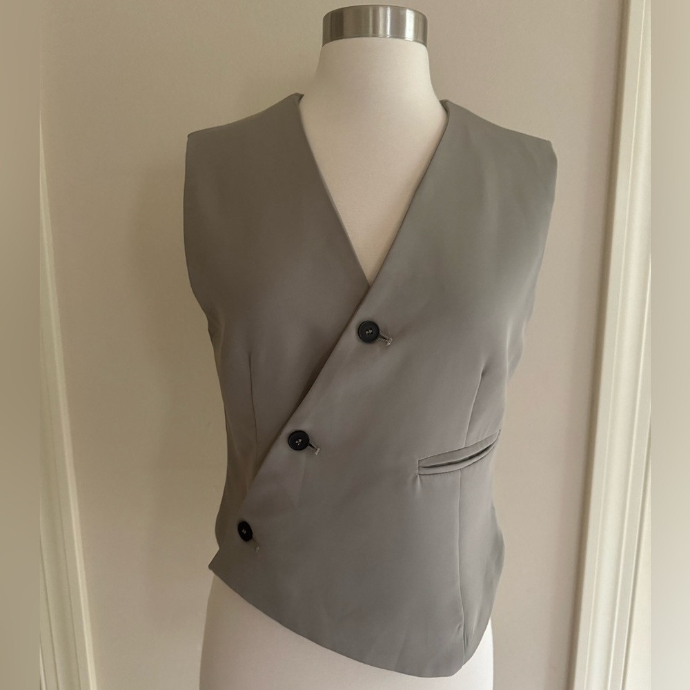 Cider Asymmetric Vest - Size Small